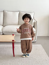 Load image into Gallery viewer, CZ260748TG春秋運動套裝｜假兩件衛衣褲
