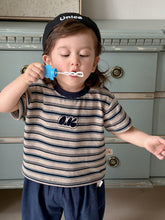 Load image into Gallery viewer, M627167TG-夏季｜條紋休閒｜短袖兩件套
