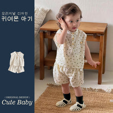 Load image into Gallery viewer, M627083TG-夏季｜波點背心｜短褲套裝
