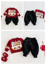 將圖片載入圖庫檢視器 ZDK5674PA-冬季韓版加絨束腳休閒牛仔褲
