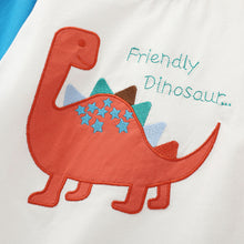 將圖片載入圖庫檢視器 10598TG-秋冬圓領恐龍長袖上衣+長褲套
