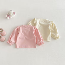 將圖片載入圖庫檢視器 ZCY6057SE-春季貓咪印花上衣｜女童卡通打底T恤
