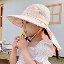 Load image into Gallery viewer, ET-1062AC- Summer large brim thin sun protection bucket hat
