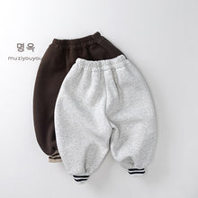 將圖片載入圖庫檢視器 25229PA-冬季SUNDAY刷絨束腳厚棉質長褲
