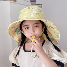 Load image into Gallery viewer, ET-1062AC- Summer large brim thin sun protection bucket hat
