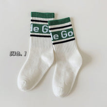 Load image into Gallery viewer, LEGO01AC-Korean combed cotton mid-tube trendy socks (3 pairs minimum order) 
