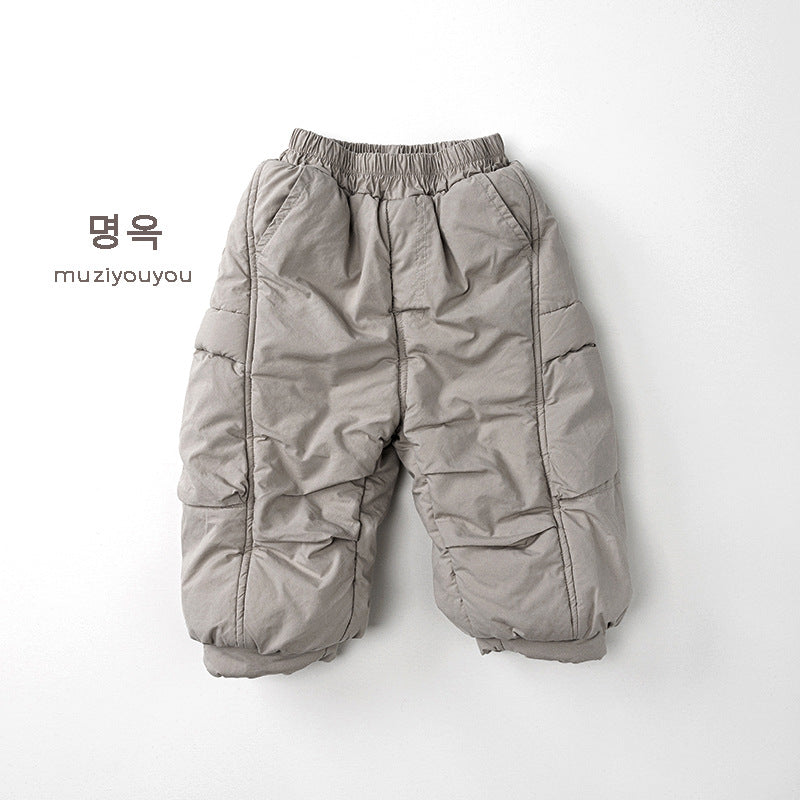 25266PA-冬季厚棉保暖長褲