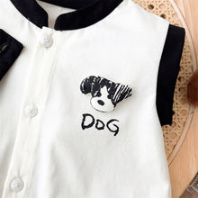 將圖片載入圖庫檢視器 2522030LS-夏季領帶狗狗爬服
