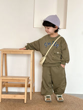 將圖片載入圖庫檢視器 CZ260873TG-春秋休閒運動衛衣褲套裝
