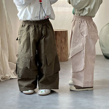 將圖片載入圖庫檢視器 CK260857PA-春秋工裝寬鬆闊腿長褲
