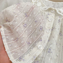 將圖片載入圖庫檢視器 H10791TG-夏季｜碎花蕾絲領｜短褲套裝
