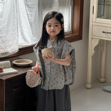 Load image into Gallery viewer, 26X02SE-夏季｜碎花無袖｜兒童薄款襯衫
