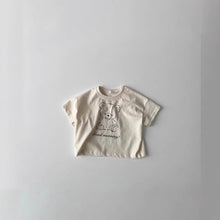 Load image into Gallery viewer, 51417SE-Summer bear print crew neck top 
