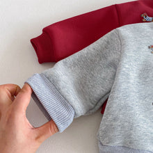 將圖片載入圖庫檢視器 ZDY5661SE-冬季翻領拜年衛衣｜加絨套頭上衣
