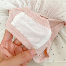 將圖片載入圖庫檢視器 H10799LS-夏季｜波點花邊吊帶｜女童連體泳衣
