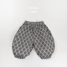 Load image into Gallery viewer, 1601PA-夏季｜復古花紋｜兒童透氣防蚊燈籠褲
