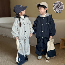 Load image into Gallery viewer, DZ250665TG-秋冬季加絨衝鋒衣兩件套
