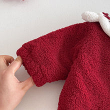 將圖片載入圖庫檢視器 ZDT5240TG冬季娃娃領拜年套裝｜加厚兩件式
