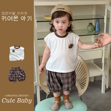 Load image into Gallery viewer, M627081TG-夏季｜波點印花｜短褲套裝
