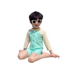 將圖片載入圖庫檢視器 43001TG-夏季｜卡通小恐龍｜連體防曬泳衣套裝
