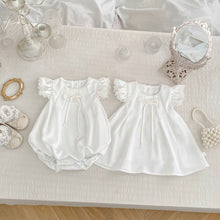 Load image into Gallery viewer, H10687LS-夏季｜蝴蝶結飛袖｜包屁裙
