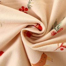 將圖片載入圖庫檢視器 9806LS-Malwee秋冬歐美聖誕滿版麋鹿口袋圓領長袖連衣裙
