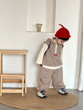 將圖片載入圖庫檢視器 CZ260890TG-春秋季連帽辦拉鍊背心休閒三件套裝
