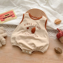 Load image into Gallery viewer, 2402423LS-Summer sleeveless dog triangle romper 
