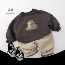 將圖片載入圖庫檢視器 25257PA-冬季保暖寬鬆長褲
