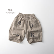 將圖片載入圖庫檢視器 25085PA-夏季休閒褲韓版印花七分褲
