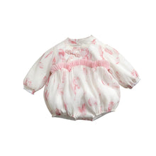 Load image into Gallery viewer, 2401407LS-Spring and Autumn Chinese Style Chiffon Ink Printing Bodysuit
