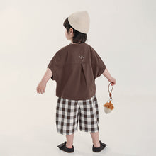 Load image into Gallery viewer, V119SE-夏季｜寬鬆蝙蝠袖｜男童短袖T恤
