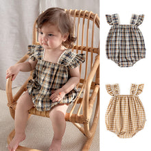 Load image into Gallery viewer, D25051LS-Summer Nordic style suspenders with small flying sleeves 
