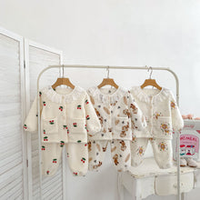 將圖片載入圖庫檢視器 H10631TG-冬季花邊加絨家居二件套裝
