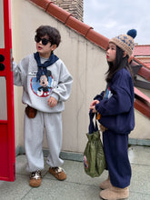 將圖片載入圖庫檢視器 2025D202TG-冬季復古卡通MK加絨休閒兩件套
