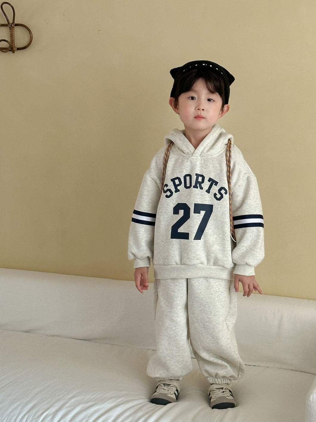 DZ250640TG-秋冬季加絨運動兩件套裝&連身裙