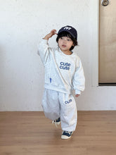 將圖片載入圖庫檢視器 CZ260828TG-春秋季韓版可愛圓領休閒兩件套
