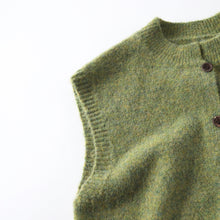 Load image into Gallery viewer, 25B49SE-春秋柔軟復古針織馬甲
