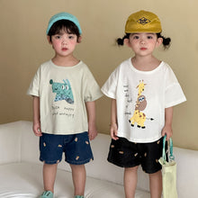 將圖片載入圖庫檢視器 XX260704SE-夏季純棉卡通短袖上衣
