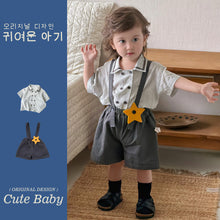 將圖片載入圖庫檢視器 M627085TG-夏季｜可拆背帶｜襯衫套裝
