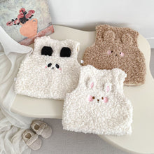 Load image into Gallery viewer, H10655SE-冬季可愛動物加絨馬甲背心
