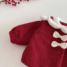 將圖片載入圖庫檢視器 ZDT5240TG冬季娃娃領拜年套裝｜加厚兩件式
