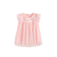 將圖片載入圖庫檢視器 9357DS-夏季紗裙圓領連衣裙
