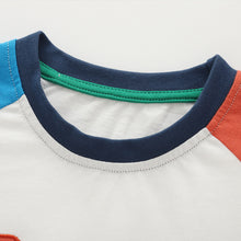 將圖片載入圖庫檢視器 10598TG-秋冬圓領恐龍長袖上衣+長褲套
