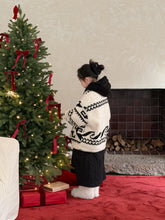 將圖片載入圖庫檢視器 2025D246SE-冬季韓版羊羔絨夾棉加厚拼色連帽外套
