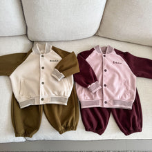 將圖片載入圖庫檢視器 CZ260781TG-春秋季棒球服休閒兩件套
