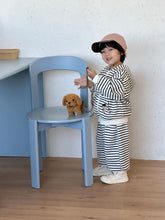 將圖片載入圖庫檢視器 CZ260891TG-條紋連帽運動休閒兩件套
