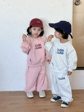 將圖片載入圖庫檢視器 CZ260828TG-春秋季韓版可愛圓領休閒兩件套
