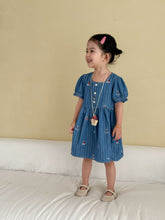 將圖片載入圖庫檢視器 XQ260928TG-夏季｜牛仔短袖｜兄妹套裝
