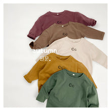 將圖片載入圖庫檢視器 1557SE秋季純棉字母長袖上衣
